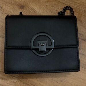 SHEIN Black Crossbody Bag with Chain Strap
